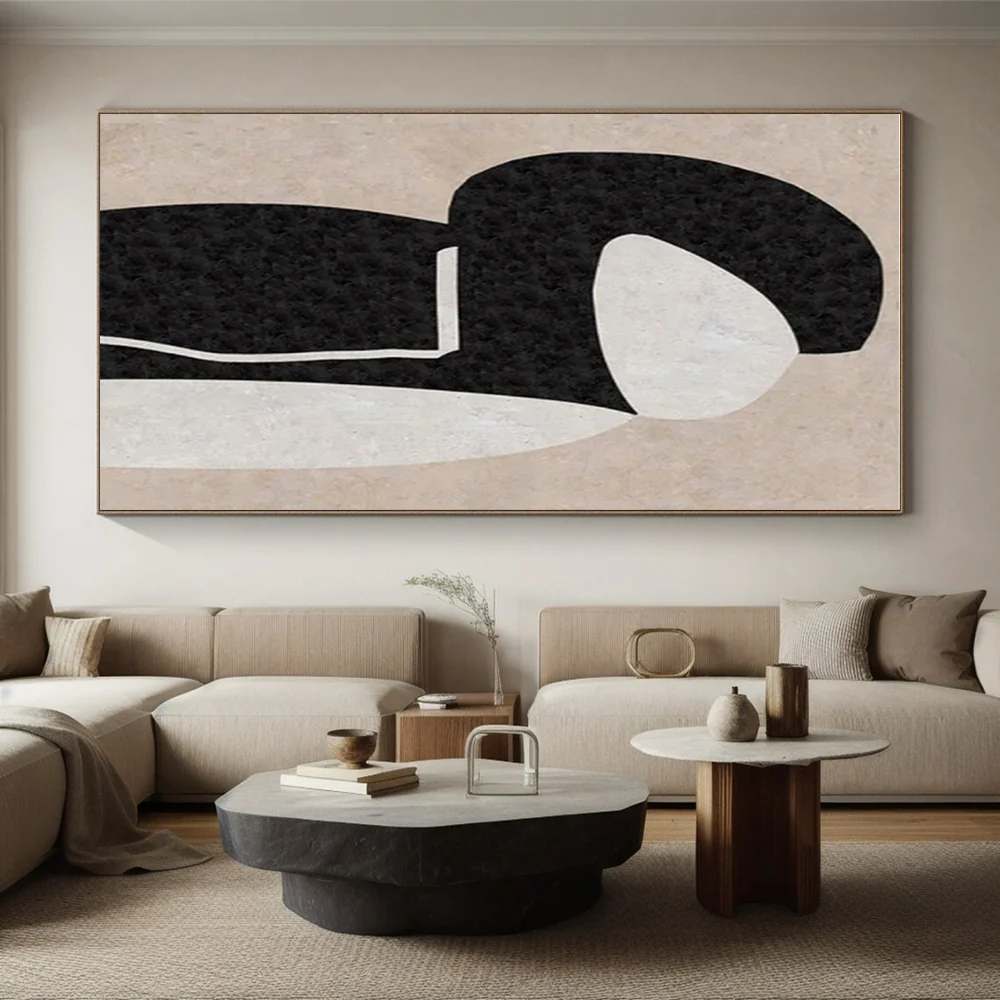 Organic_Beige_Abstract_Paintings_Abstract_Artwork_K34Z5 wall art